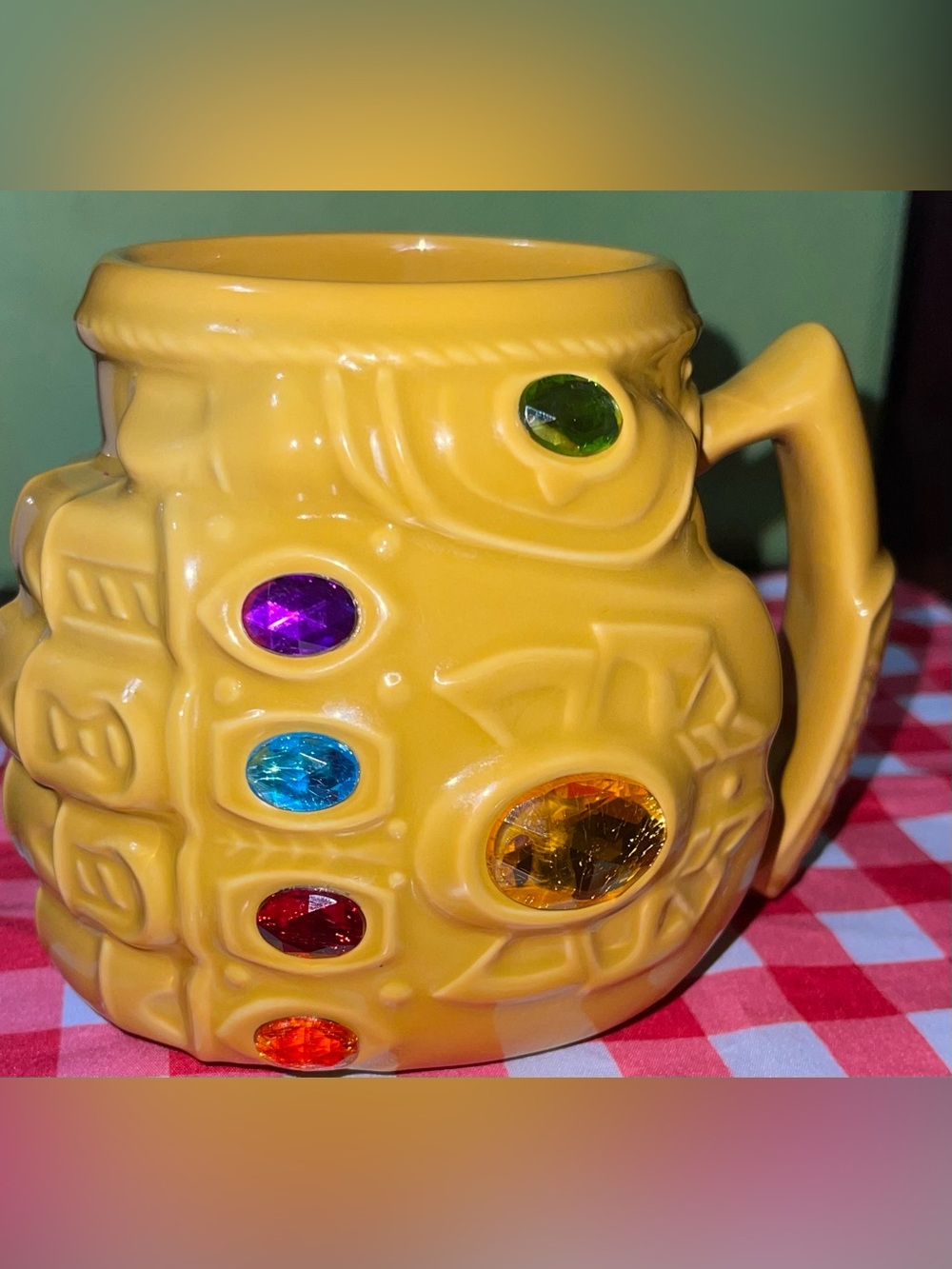 Disney Marvel Thanos Infinity Gauntlet ceramic coffee mug Infinity stones